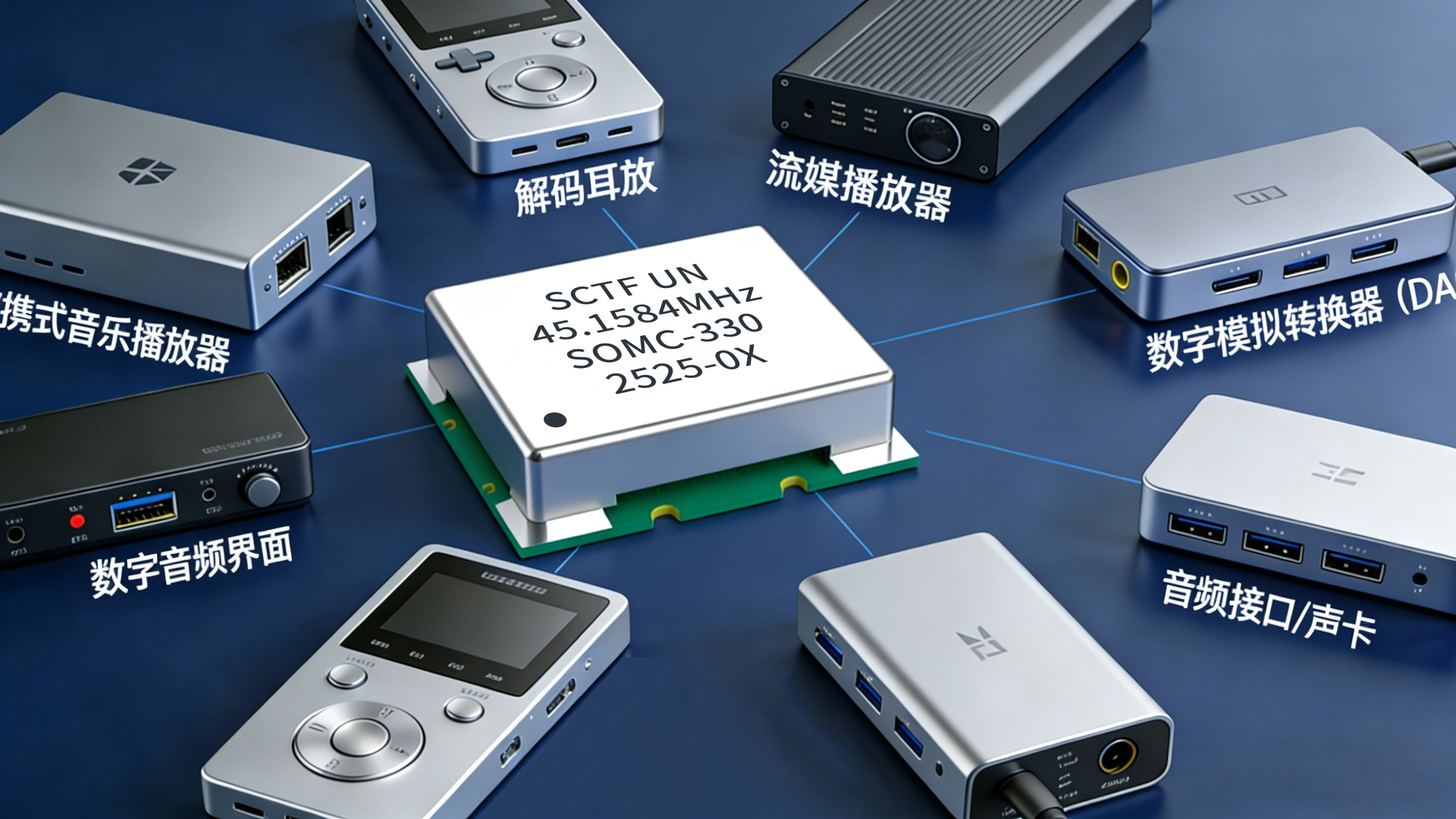 飛秒晶振-高端音頻應(yīng)用場(chǎng)景圖-SCTF星通時(shí)頻